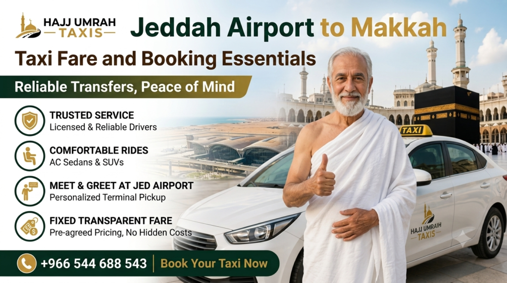 Jeddah Airport to Makkah Taxi Fare and Booking Essentials