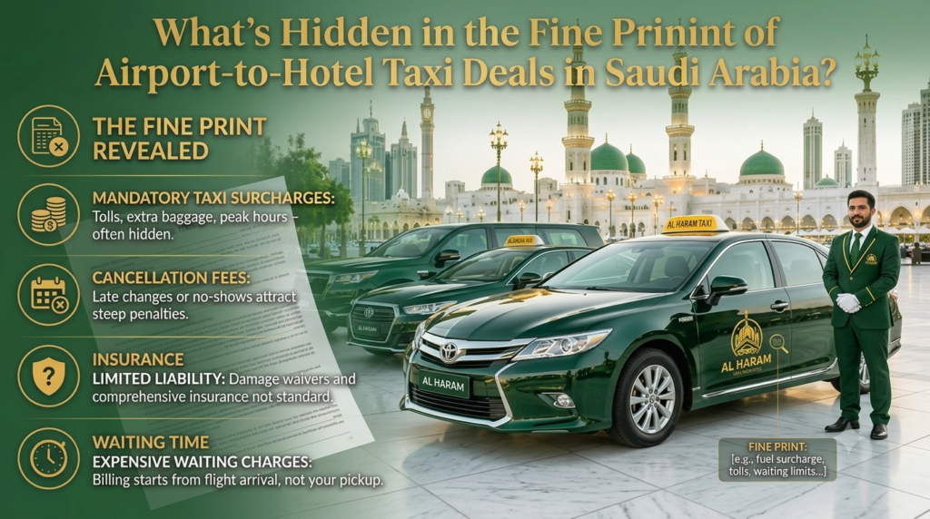 What's Hidden in the Fine Print of Airport to Hotel Taxi Deals in Saudi Arabia